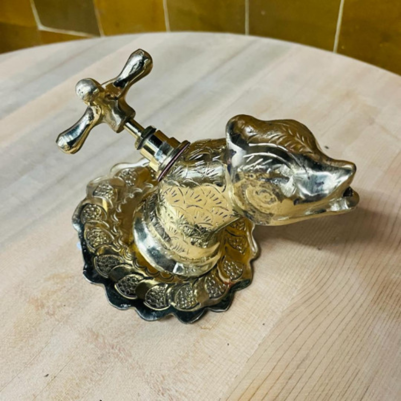 Robinet décoratif en laiton pour vasque de salle de bain – Fer & Pierre